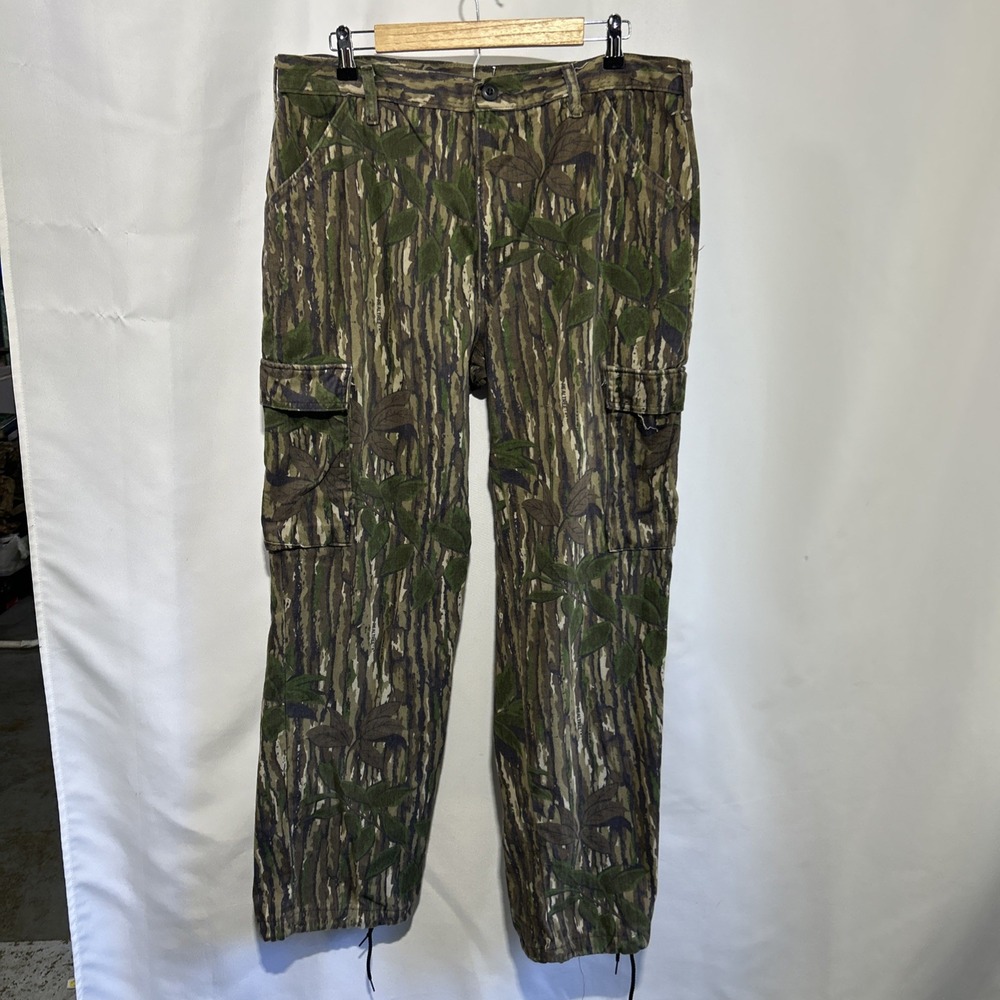 Vintage Duxbak Realtree Camo Hunting Pants Men's Size Large Made USA Excellent*